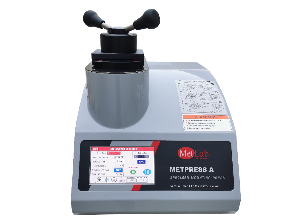 美国MetLab单筒全自动热压镶嵌机METPRESS A